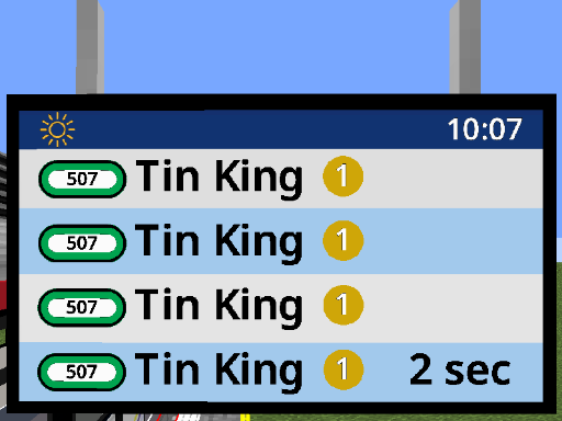 A PIDS equivalent to the default RV PIDS in JCM, with a lrt route number symbol